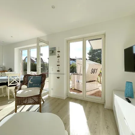 Haus Duenenrose App 1 Mit Terrasse 아파트 베스터란트